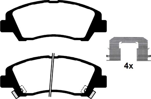 Raicam RA.1148.0K1 - Комплект спирачно феродо, дискови спирачки vvparts.bg