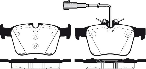 Raicam RA.1165.0 - Комплект спирачно феродо, дискови спирачки vvparts.bg