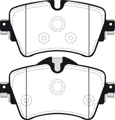 Raicam RA.1106.0 - Комплект спирачно феродо, дискови спирачки vvparts.bg