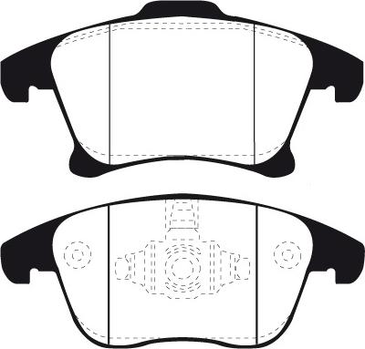 Raicam RA.1113.1 - Комплект спирачно феродо, дискови спирачки vvparts.bg