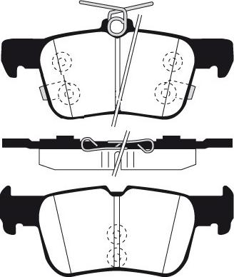 Raicam RA11125 - Комплект спирачно феродо, дискови спирачки vvparts.bg