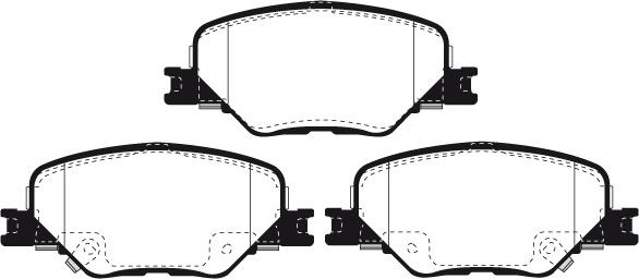 Raicam RA.1226.0 - Комплект спирачно феродо, дискови спирачки vvparts.bg