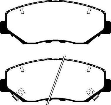 BRAYMANN BBP0551 - Комплект спирачно феродо, дискови спирачки vvparts.bg