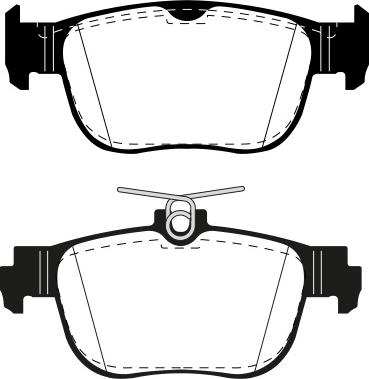 Raicam RA.1279.0 - Комплект спирачно феродо, дискови спирачки vvparts.bg