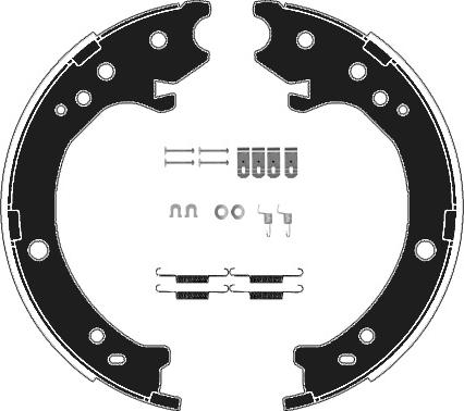 Raicam RA30321 - Комплект спирачна челюст, ръчна спирачка vvparts.bg