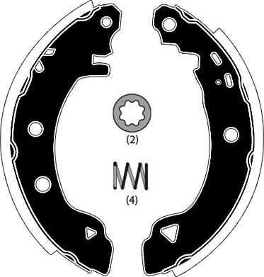 Raicam RA24990 - Комплект спирачна челюст vvparts.bg