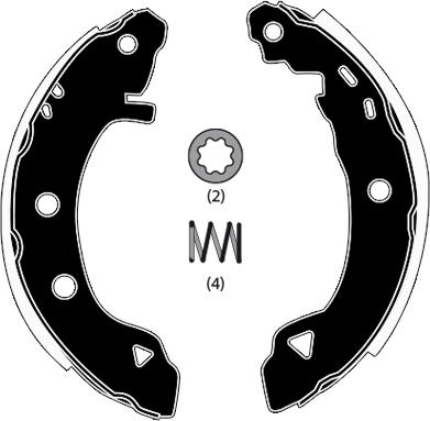 Raicam RA24921 - Комплект спирачна челюст vvparts.bg