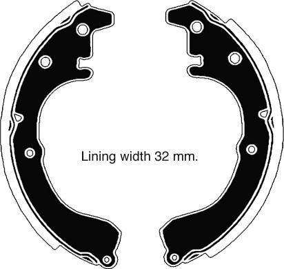 Raicam RA24550 - Комплект спирачна челюст vvparts.bg