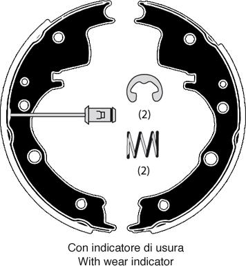 Raicam RA26060 - Комплект спирачна челюст vvparts.bg