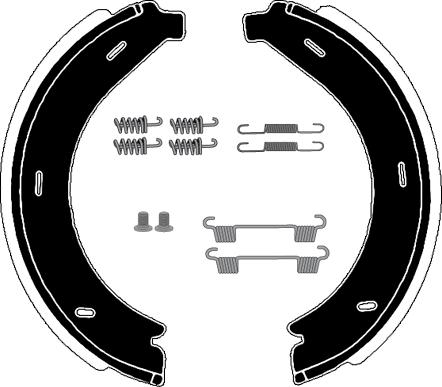 Raicam RA28441 - Комплект спирачна челюст, ръчна спирачка vvparts.bg