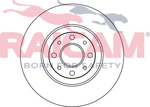 Raicam RD00207 - Спирачен диск vvparts.bg