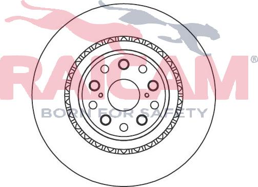 Raicam RD01483 - Спирачен диск vvparts.bg