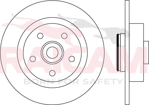 Raicam RD01549 - Спирачен диск vvparts.bg