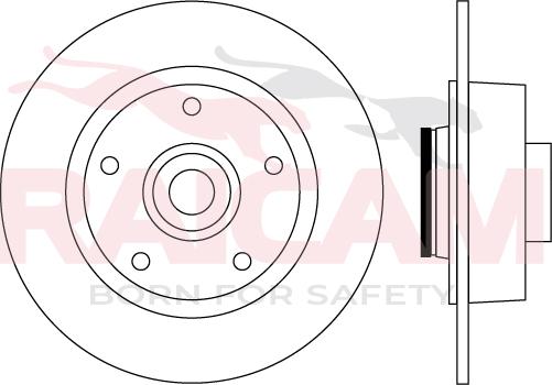 Raicam RD01544 - Спирачен диск vvparts.bg