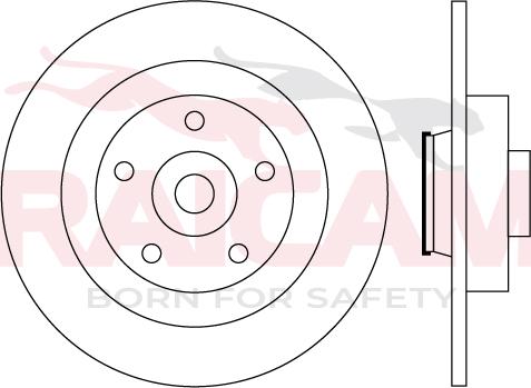 Raicam RD01543 - Спирачен диск vvparts.bg