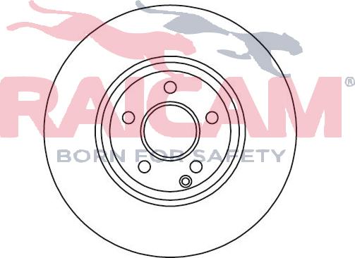 Raicam RD01076 - Спирачен диск vvparts.bg