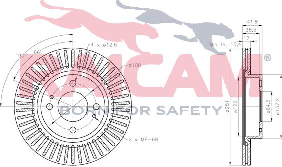 Raicam RD01256 - Спирачен диск vvparts.bg