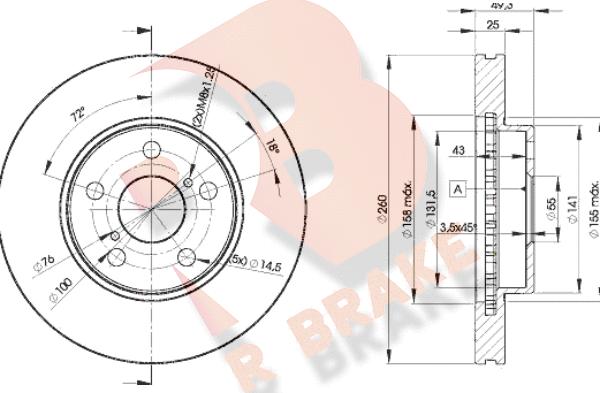 Maxgear 19-0967 - Спирачен диск vvparts.bg