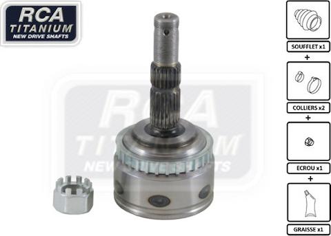 RCA France OA40A - Каре комплект, полуоска vvparts.bg