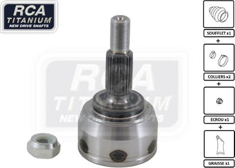 RCA France RE89A - Каре комплект, полуоска vvparts.bg