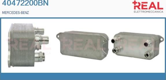 REAL 40472200BN - Маслен радиатор, двигателно масло vvparts.bg