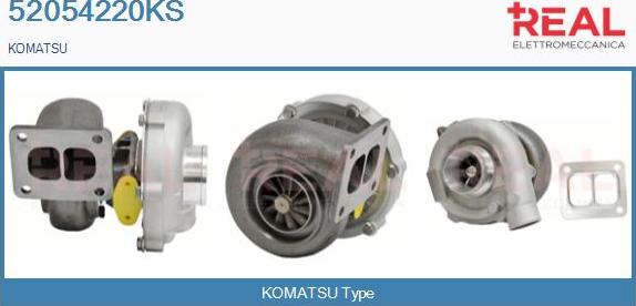REAL 52054220KS - Турбина, принудително пълнене с въздух vvparts.bg