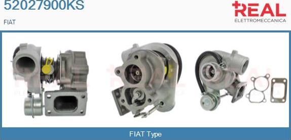 REAL 52027900KS - Турбина, принудително пълнене с въздух vvparts.bg