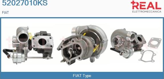 REAL 52027010KS - Турбина, принудително пълнене с въздух vvparts.bg