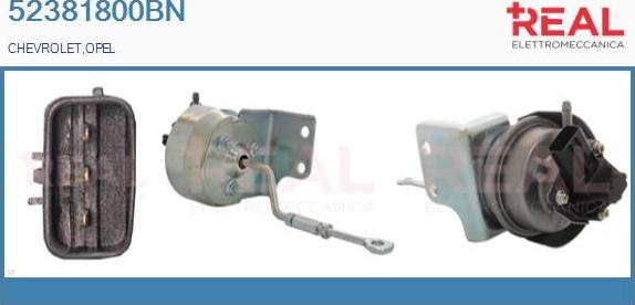 REAL 52381800BN - Регулиращ клапан за налягане на турбината vvparts.bg