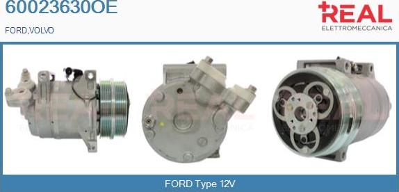 REAL 60023630OE - Компресор, климатизация vvparts.bg