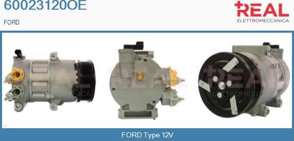 REAL 60023120OE - Компресор, климатизация vvparts.bg