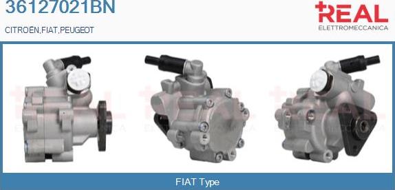 REAL 36127021BN - Хидравлична помпа, кормилно управление vvparts.bg