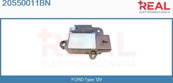 REAL 20550011BN - Регулатор на генератор vvparts.bg