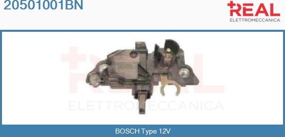 REAL 20501001BN - Регулатор на генератор vvparts.bg