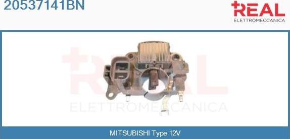 REAL 20537141BN - Регулатор на генератор vvparts.bg