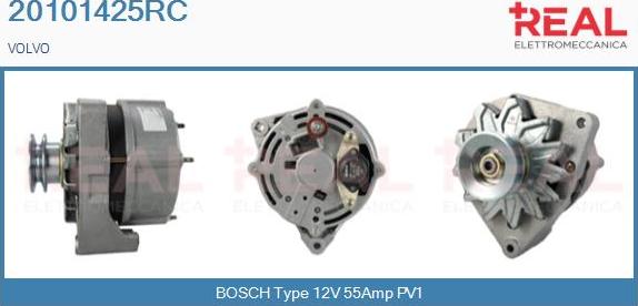 REAL 20101425RC - Генератор vvparts.bg