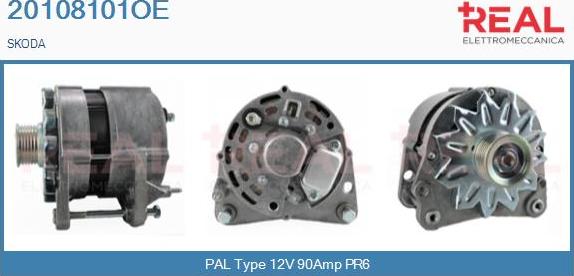REAL 20108101OE - Генератор vvparts.bg