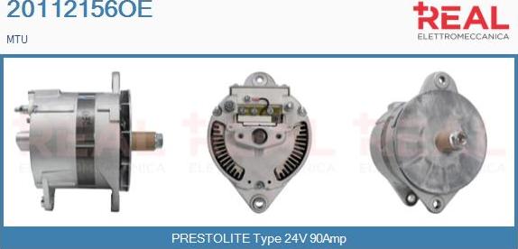 REAL 20112156OE - Генератор vvparts.bg