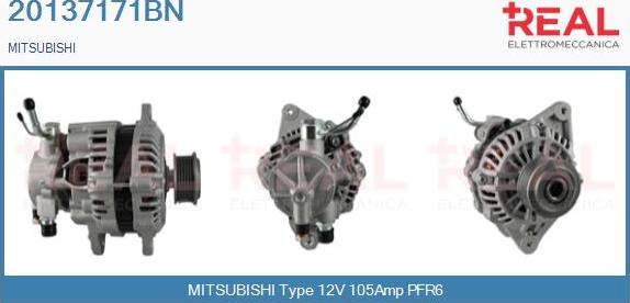 REAL 20137171BN - Генератор vvparts.bg
