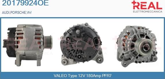 REAL 20179924OE - Генератор vvparts.bg