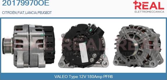 REAL 20179970OE - Генератор vvparts.bg