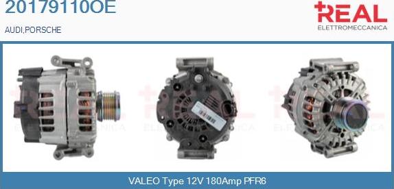 REAL 20179110OE - Генератор vvparts.bg