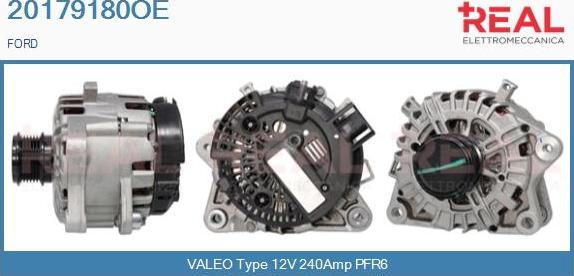 REAL 20179180OE - Генератор vvparts.bg