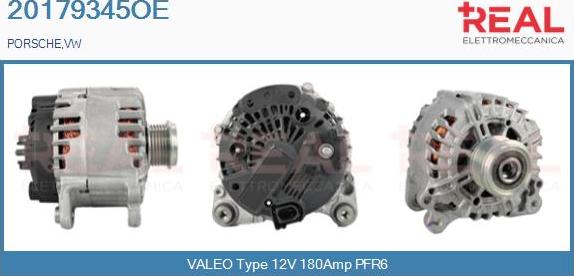 REAL 20179345OE - Генератор vvparts.bg