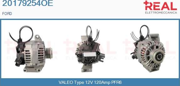 REAL 20179254OE - Генератор vvparts.bg