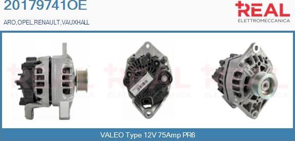 REAL 20179741OE - Генератор vvparts.bg