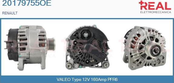 REAL 20179755OE - Генератор vvparts.bg