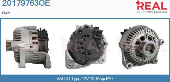 REAL 20179763OE - Генератор vvparts.bg