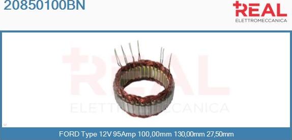 REAL 20850100BN - Статор, генератор vvparts.bg