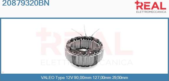 REAL 20879320BN - Статор, генератор vvparts.bg